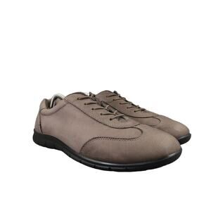 Ecco Shoes Womens 42 Oxford Sneaker Leather Classic Career Brown Comfort Walking